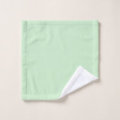 Ensemble de serviettes de bain en damas vert à la  (Gant de toilette)