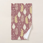 Ensemble de serviettes de bain en feuillage d'auto (Serviette à main)