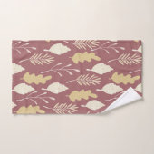 Ensemble de serviettes de bain en feuillage d'auto (Serviette à main)