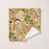 Ensemble de serviettes de bain en feuillage d'auto (Gant de toilette)