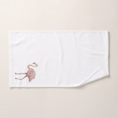 Ensemble de serviettes de bain en Flamant rose ros (Serviette à main)