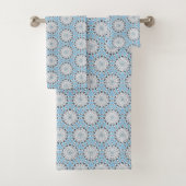 Ensemble de serviettes de bain en fleurs indigènes (En situation)