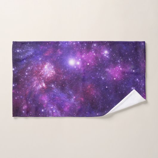 Ensemble de serviettes de bain en galaxie graphiqu (Serviette à main)