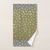 Ensemble de serviettes de bain en galets gris colo (Serviette à main)
