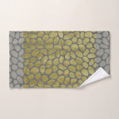 Ensemble de serviettes de bain en galets gris colo (Serviette à main)