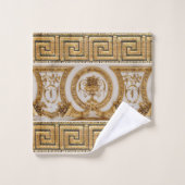 Ensemble de serviettes de bain en impression baroq (Gant de toilette)