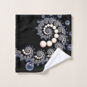 Ensemble de serviettes de bain en ivoire et perle (Gant de toilette)