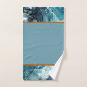 Ensemble de serviettes de bain en marbre pailleté (Serviette à main)