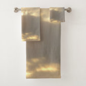 Ensemble de serviettes de bain en nuage (En situation)