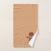 Ensemble de serviettes de bain en pain d'épices (Serviette à main)