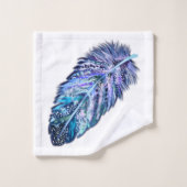 Ensemble de serviettes de bain en plumes - Couleur (Gant de toilette)