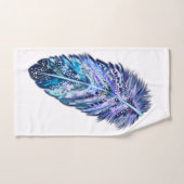 Ensemble de serviettes de bain en plumes - Couleur (Serviette à main)