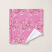 Ensemble de serviettes de bain en rose numérique (Gant de toilette)