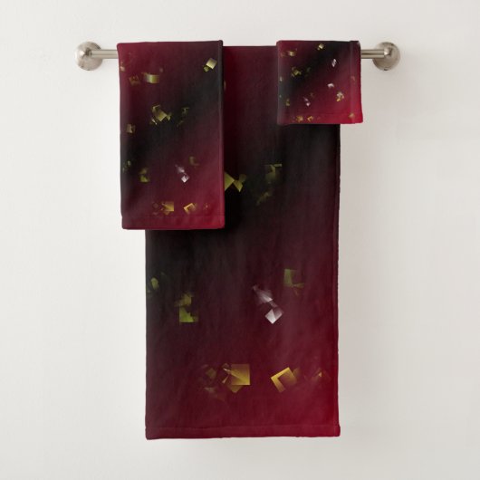 Ensemble de serviettes de bain, ensemble, maison, (En situation)
