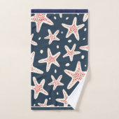 Ensemble de serviettes de bain Étoile de mer nauti (Serviette à main)
