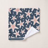 Ensemble de serviettes de bain Étoile de mer nauti (Gant de toilette)