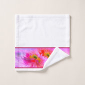 Ensemble de serviettes de bain fantaisie florale (Gant de toilette)