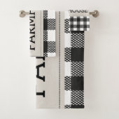 Ensemble de serviettes de bain ferme (En situation)