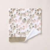 Ensemble de serviettes de bain Feuille d'aquarelle (Gant de toilette)