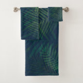 Ensemble de serviettes de bain Feuille - Tropical  (En situation)