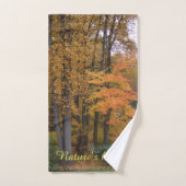 Ensemble de serviettes de bain Feuilles d'automne (Serviette à main)
