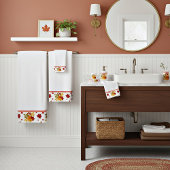 Ensemble de serviettes de bain feuilles d'automne