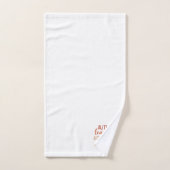 Ensemble de serviettes de bain Feuilles d'automne (Serviette à main)
