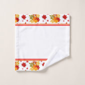 Ensemble de serviettes de bain feuilles d'automne (Gant de toilette)