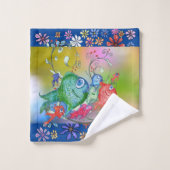 Ensemble de serviettes de bain Fishy Anticipation (Gant de toilette)