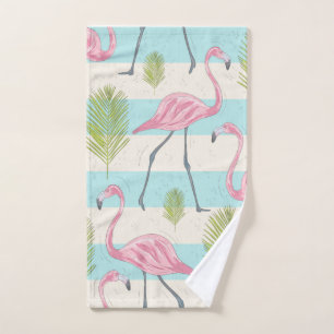 Ensemble de serviettes de bain Flamant rose