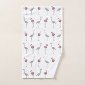 Ensemble de serviettes de bain Flamingo Frenzy (Serviette à main)