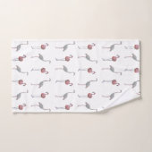 Ensemble de serviettes de bain Flamingo Frenzy (Serviette à main)
