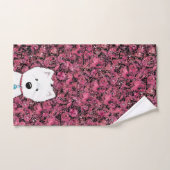 Ensemble de serviettes de bain fleurie Westie Impr (Serviette à main)