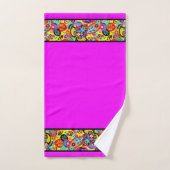 Ensemble de serviettes de bain fleuries paisley vi (Serviette à main)