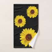 Ensemble de serviettes de bain fleurs florales mod (Serviette à main)