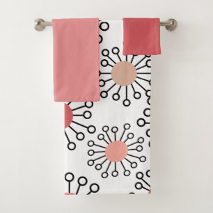Ensemble de serviettes de bain Fleurs MCM