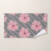 Ensemble de serviettes de bain Fleurs roses et ray (Serviette à main)