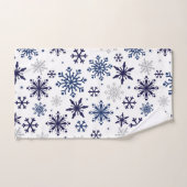 ensemble de serviettes de bain flocons de neige (Serviette à main)