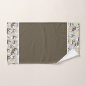 ensemble de serviettes de bain flocons de neige et (Serviette à main)