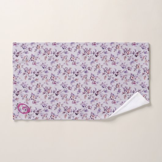 Ensemble De Serviettes De Bain Floral De Luxe (Serviette à main)