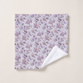 Ensemble De Serviettes De Bain Floral De Luxe (Gant de toilette)