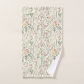 Ensemble de serviettes de bain Floral Springtime (Serviette à main)