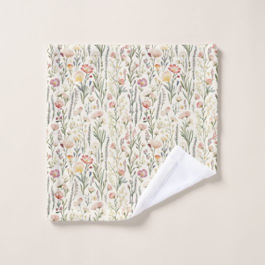 Ensemble de serviettes de bain Floral Springtime (Gant de toilette)