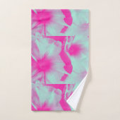 Ensemble de serviettes de bain florales (Serviette à main)