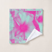 Ensemble de serviettes de bain florales (Gant de toilette)