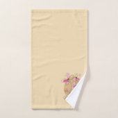 Ensemble de serviettes de bain florales moderne (Serviette à main)