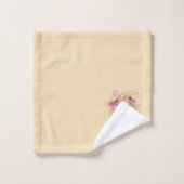 Ensemble de serviettes de bain florales moderne (Gant de toilette)