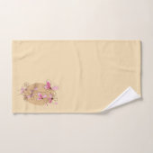 Ensemble de serviettes de bain florales moderne (Serviette à main)