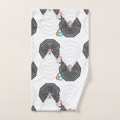 Ensemble de serviettes de bain Formes et Couleurs (Serviette à main)
