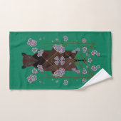 Ensemble de serviettes de bain Fox Jade volant (Serviette à main)